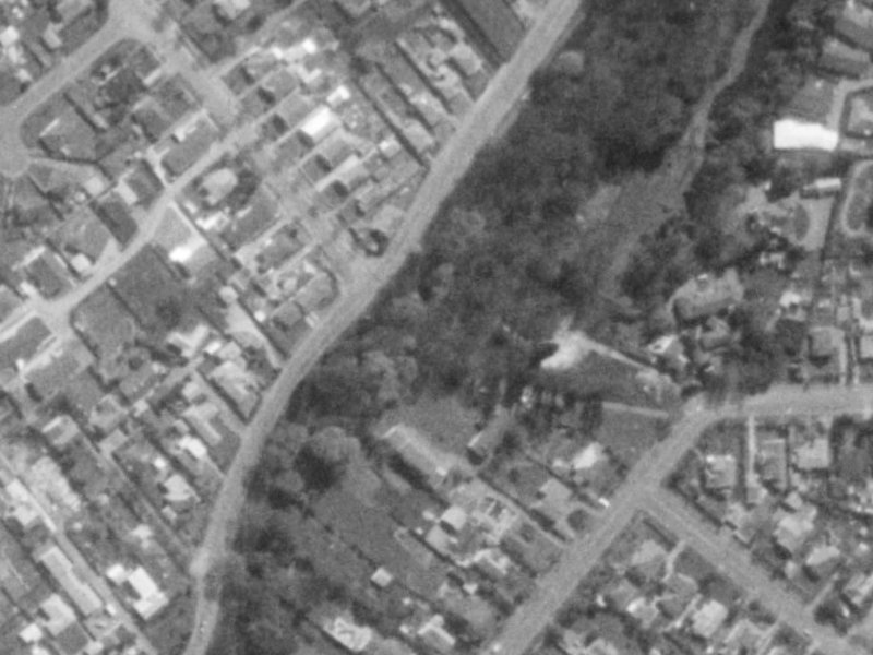 24B Thorrington Road from the air, 1975-1979