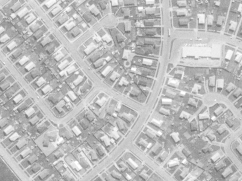 6 Northcroft Street from the air, 1975-1979