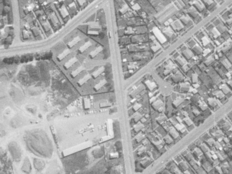 9 Glue Place from the air, 1975-1979