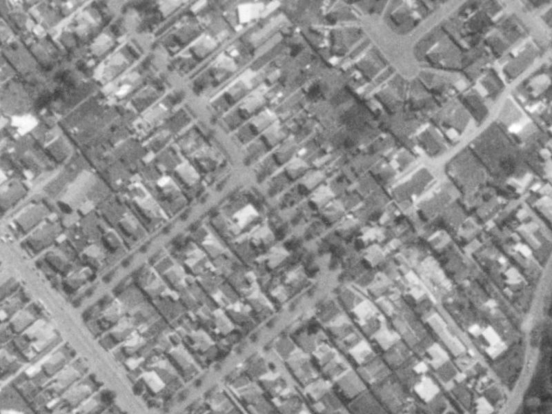 43 Tainui Street from the air, 1975-1979