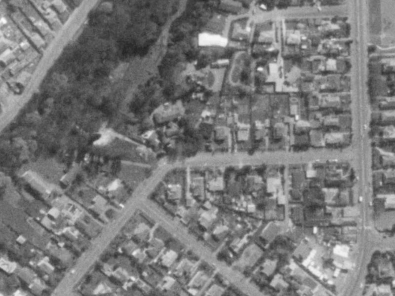 14 Thorrington Road from the air, 1975-1979