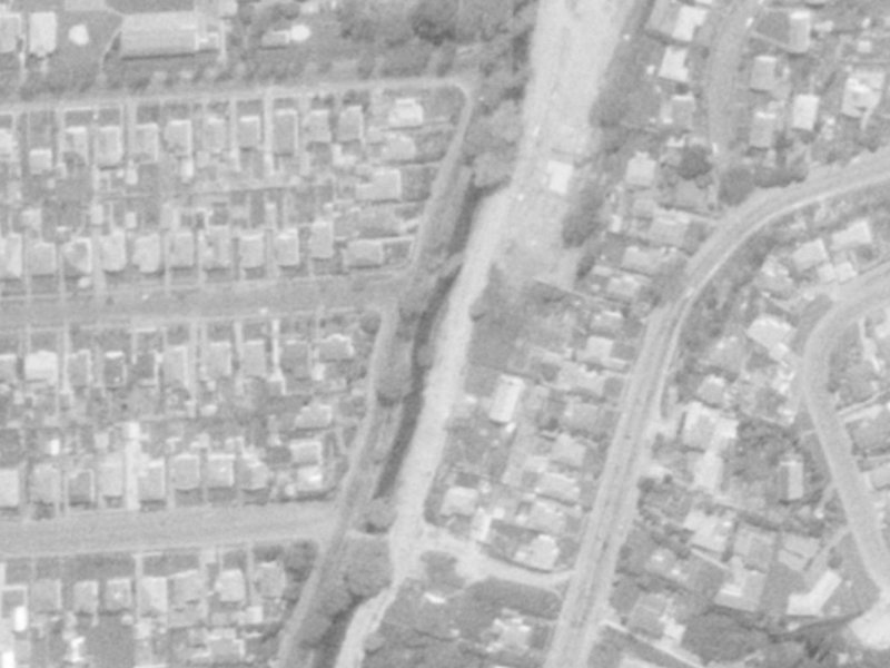 28 Palatine Terrace from the air, 1975-1979