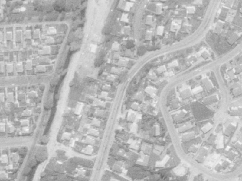 129 Centaurus Road from the air, 1975-1979