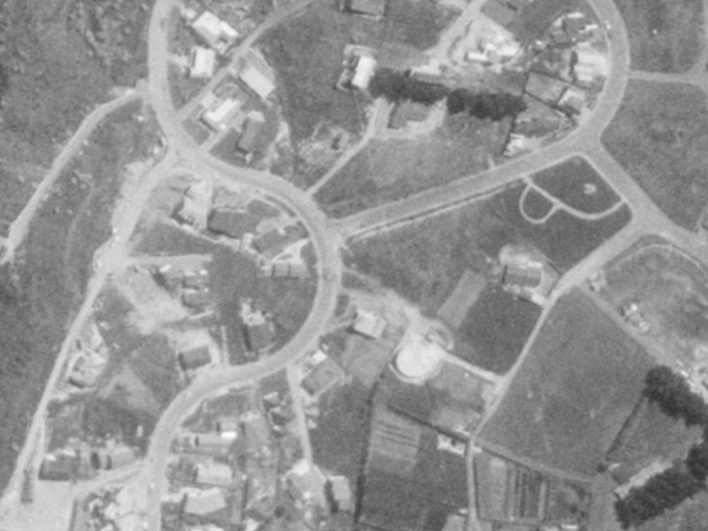 115 Soleares Avenue from the air, 1975-1979