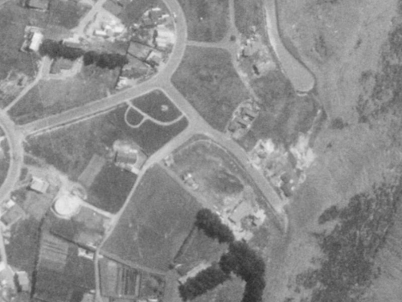 6 Highbank Lane from the air, 1975-1979