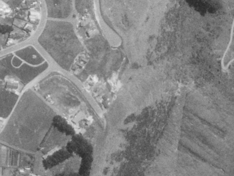 105 Santa Maria Avenue from the air, 1975-1979