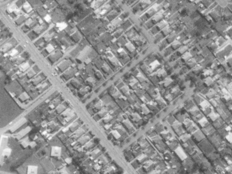 12A Moana Street from the air, 1975-1979