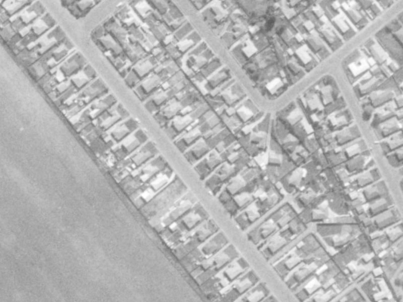 40 Victors Road from the air, 1975-1979