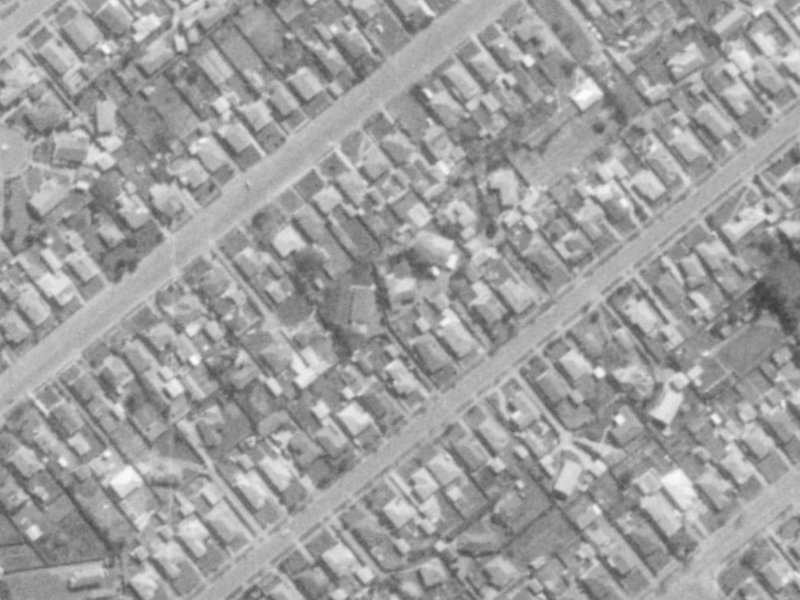 43 Stanbury Avenue from the air, 1975-1979