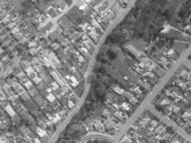 261 Ashgrove Terrace from the air, 1975-1979