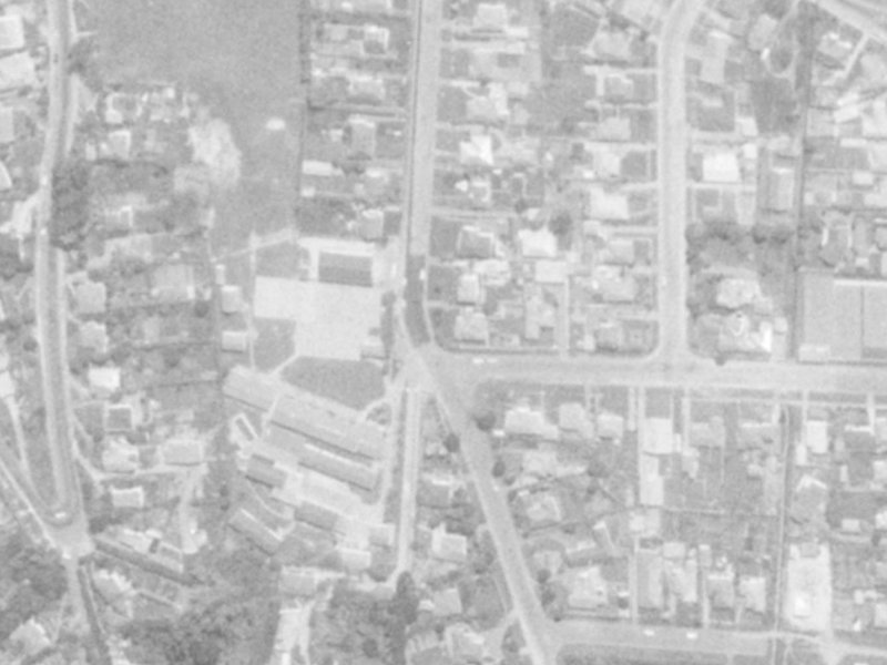 21 Albert Terrace from the air, 1975-1979