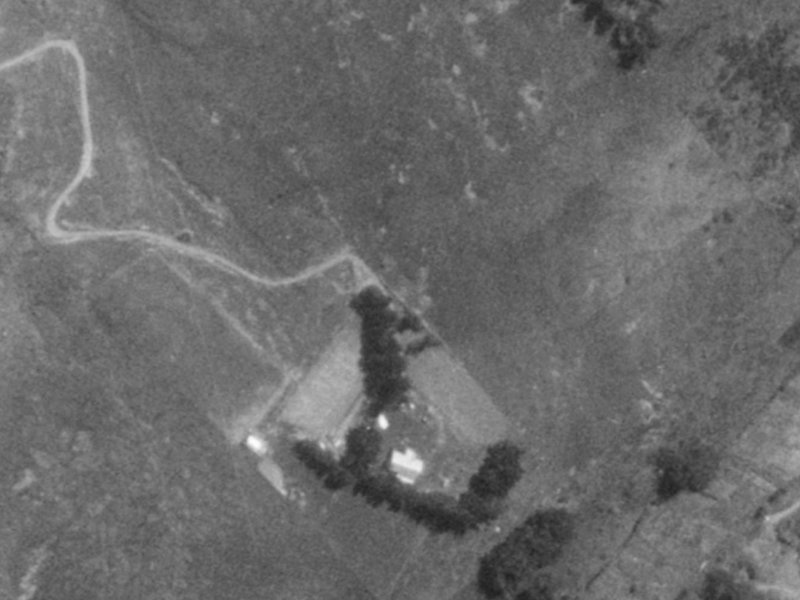 96A Glenstrae Road from the air, 1975-1979