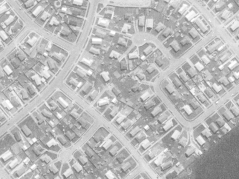 10 Salmond Street from the air, 1975-1979