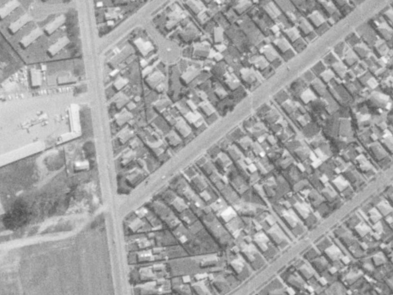 17 Conway Street from the air, 1975-1979