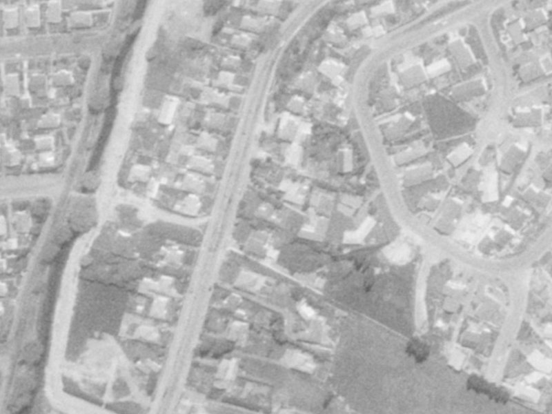 124 Centaurus Road from the air, 1975-1979
