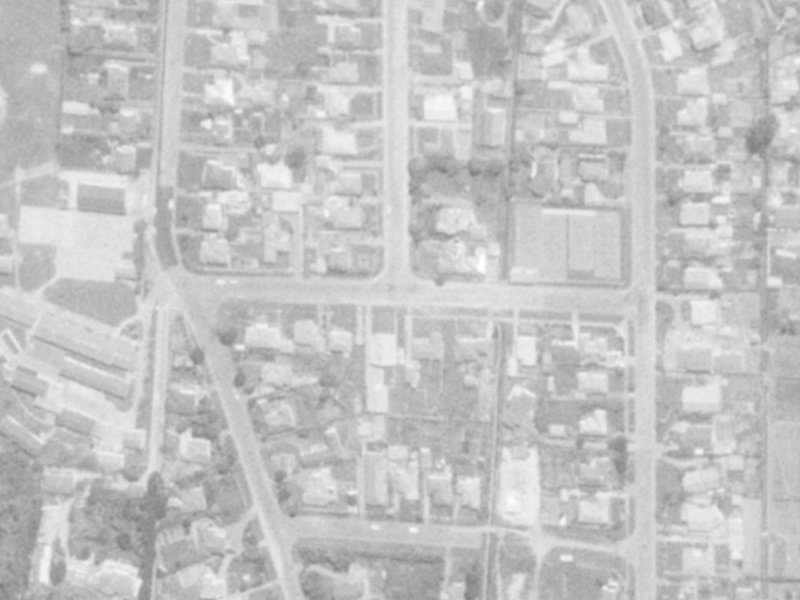 Roscoe Street from the air, 1975-1979