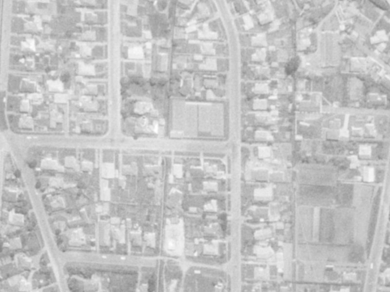Roscoe Street from the air, 1975-1979