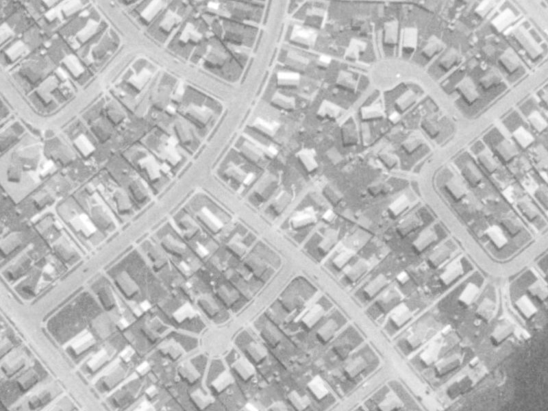 6 Salmond Street from the air, 1975-1979