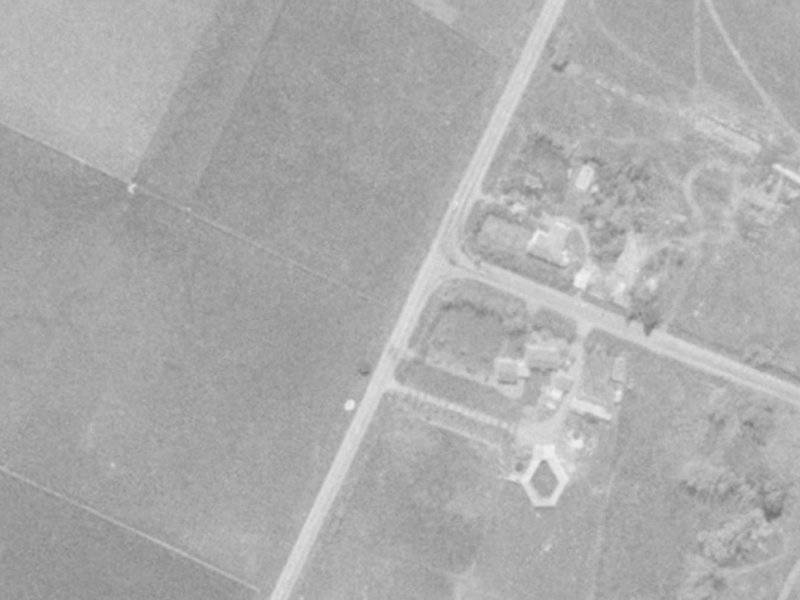 378 Wigram Road from the air, 1975-1979