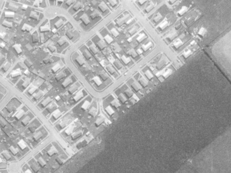 39 Haslam Crescent from the air, 1975-1979