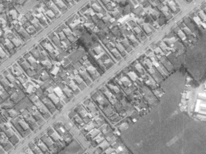 95 Rose Street from the air, 1975-1979