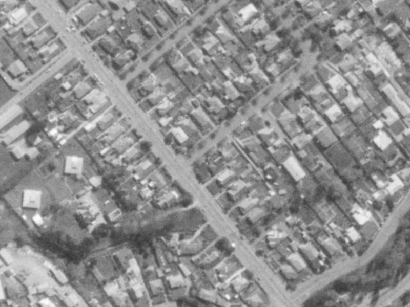 5 Darley Street from the air, 1975-1979