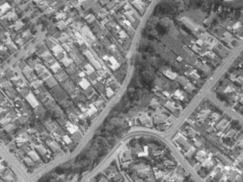249 Ashgrove Terrace from the air, 1975-1979