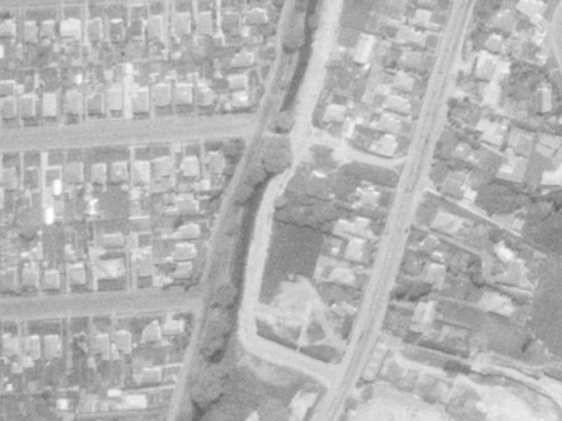 12 Palatine Terrace from the air, 1975-1979