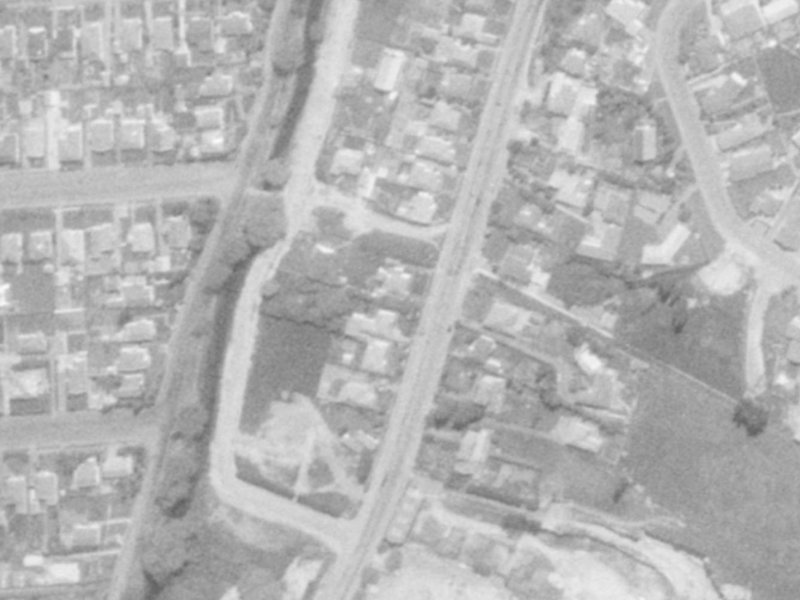 111 Centaurus Road from the air, 1975-1979