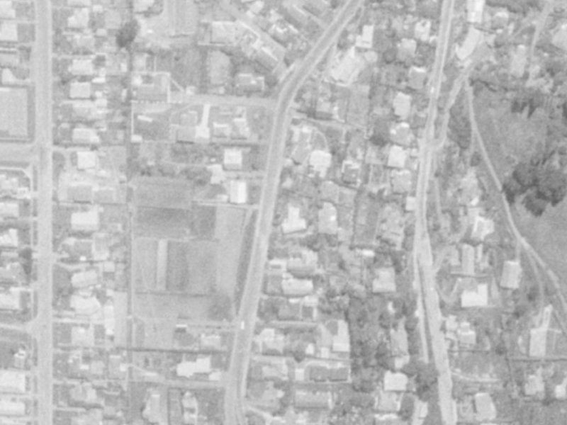 21A Vernon Terrace from the air, 1975-1979