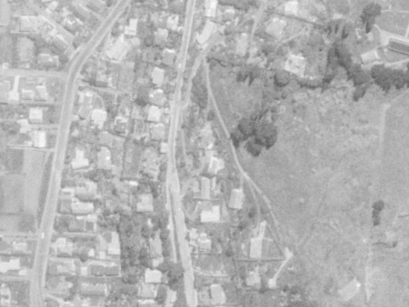 Rapaki Road from the air, 1975-1979