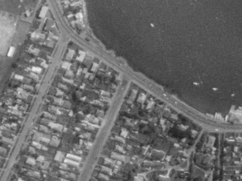 216 Main Road from the air, 1975-1979