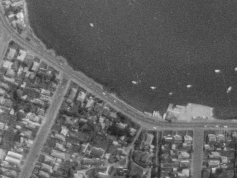 Main Road from the air, 1975-1979