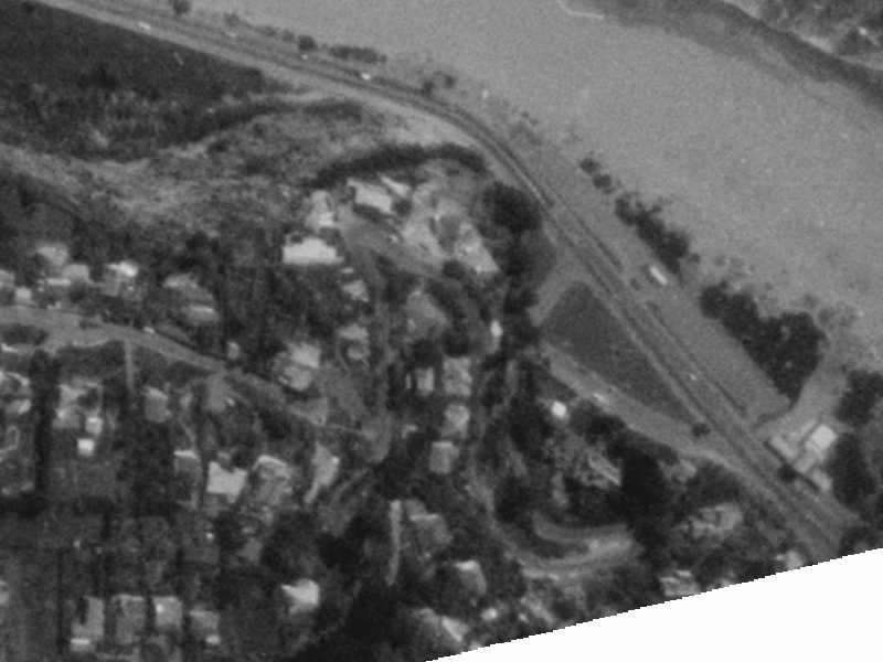 33 Clifton Terrace from the air, 1975-1979