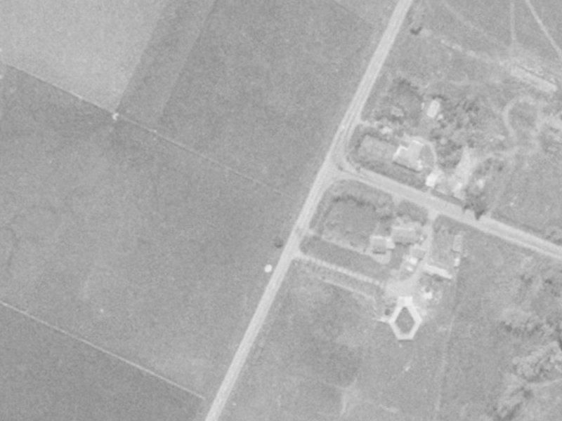 380 Wigram Road from the air, 1975-1979