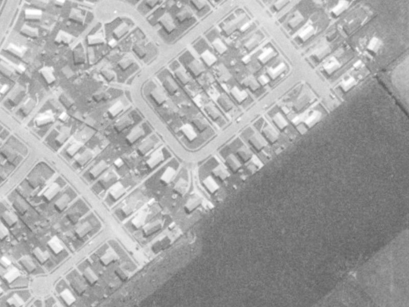 37 Haslam Crescent from the air, 1975-1979