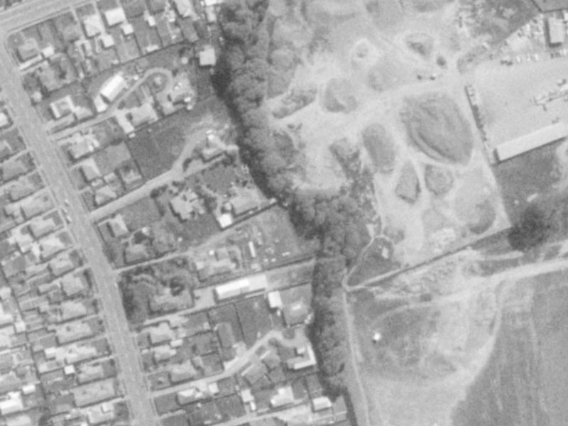 207B Hoon Hay Road from the air, 1975-1979