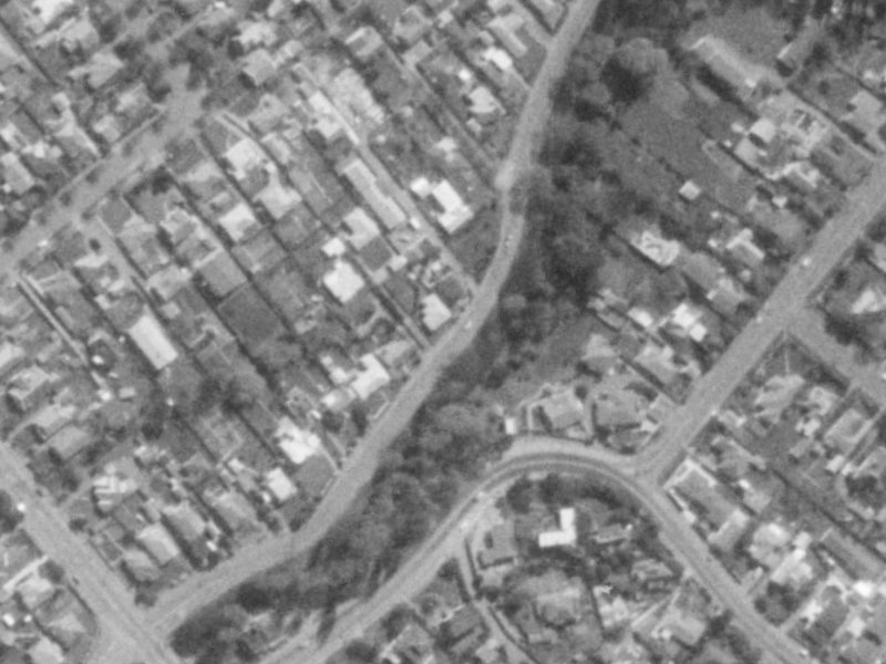 243 Ashgrove Terrace from the air, 1975-1979