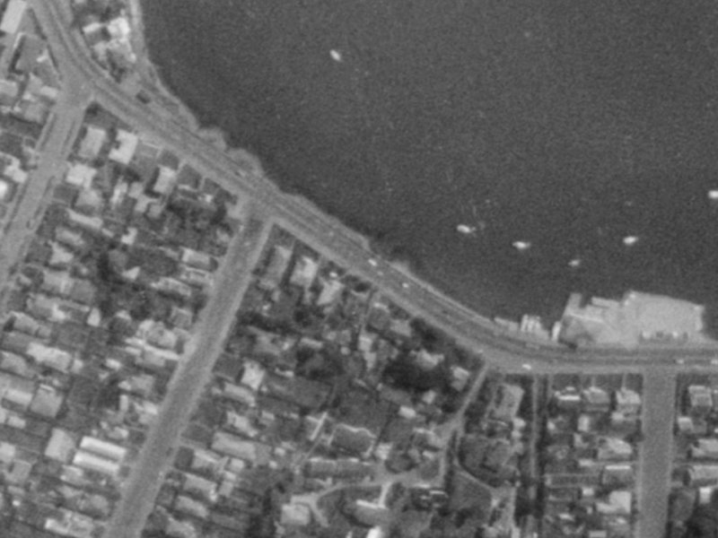 222 Main Road from the air, 1975-1979