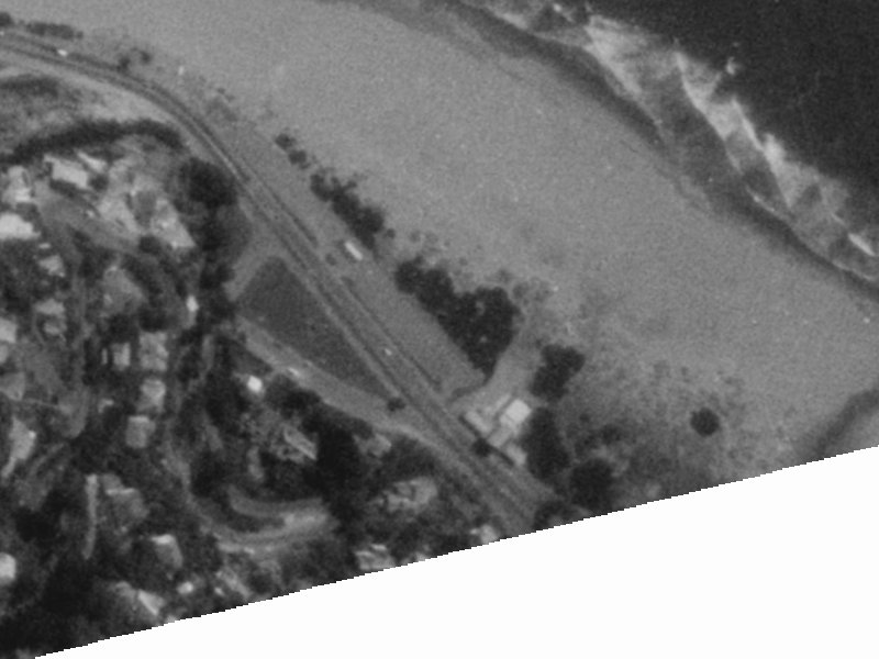 301-305 Main Road from the air, 1975-1979