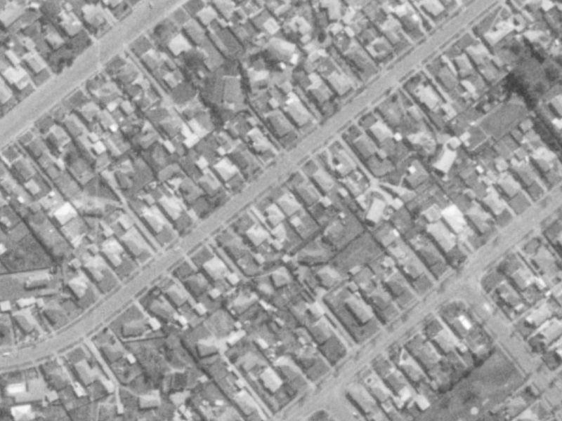 42 Stanbury Avenue from the air, 1975-1979