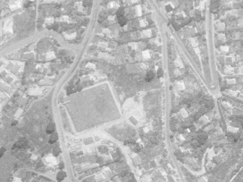 17 Millhill Lane from the air, 1975-1979