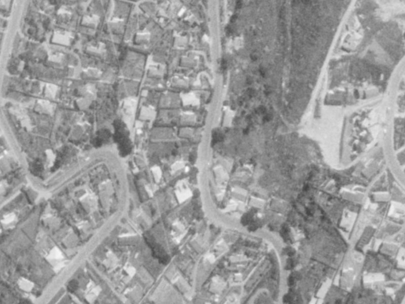 174A Mount Pleasant Road from the air, 1975-1979
