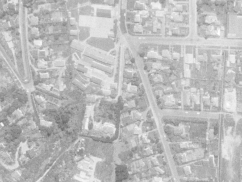32 Albert Terrace from the air, 1975-1979