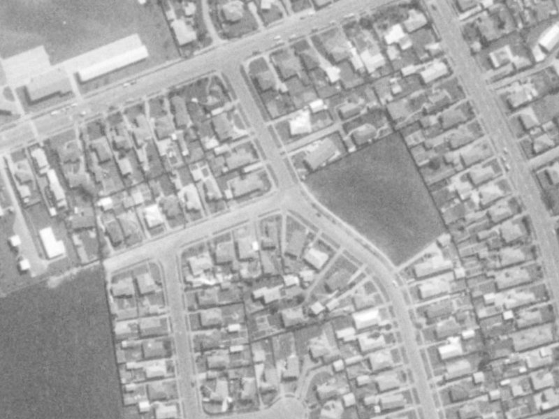 3 Northaw Street from the air, 1975-1979