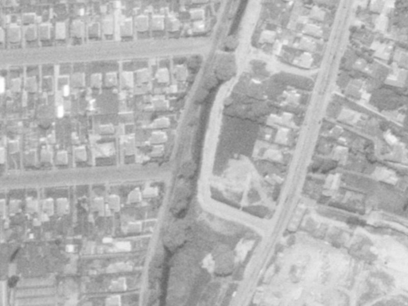 8A Palatine Terrace from the air, 1975-1979