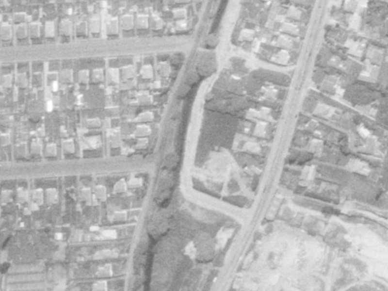 10 Palatine Terrace from the air, 1975-1979