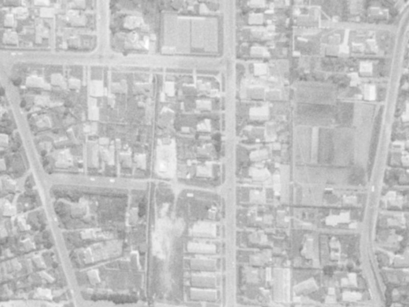 22 Hillsborough Terrace from the air, 1975-1979