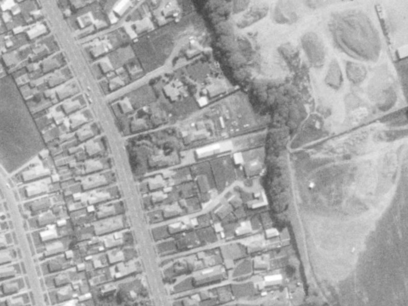 211 Hoon Hay Road from the air, 1975-1979
