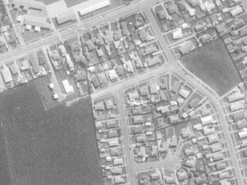 Northaw Street from the air, 1975-1979